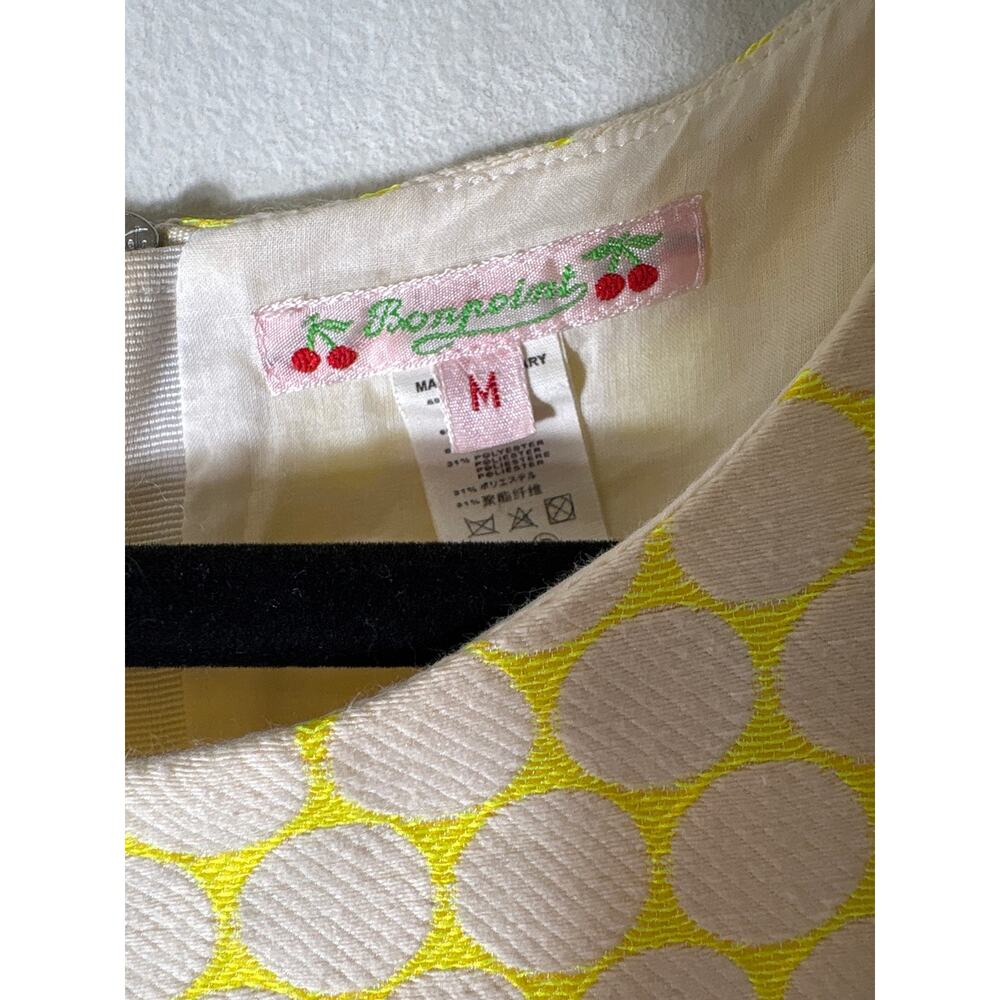 Bonpoint Yellow Polka Dot Short Sleeve Mini Dress Sz Mj - Picture 3 of 4